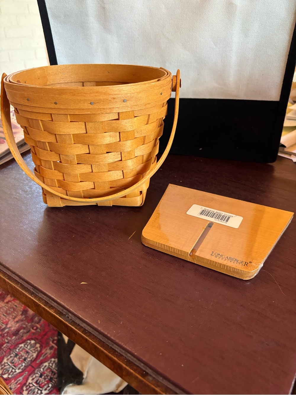 Longaberger 7" Measuring Basket Wood Divider Insert #53929 NWT New Sealed